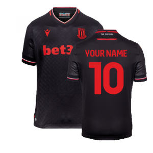 2022-2023 Stoke City Black Away Shirt