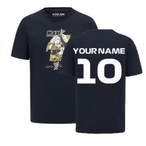 2022 Red Bull Verstappen Tribute Graphic T-shirt (Navy)