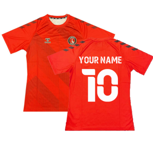 2021-2022 Charlton Matchday Jersey (Red) (Your Name)