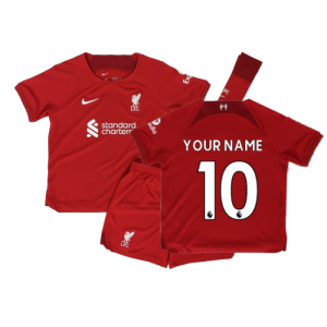 2022-2023 Liverpool Home Little Boys Mini Kit (Your Name)