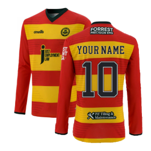 2021-2022 Partick Thistle Home Shirt - Long Sleeve