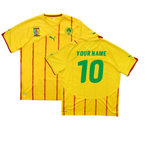 2010-2011 Cameroon Away Shirt (Your Name)