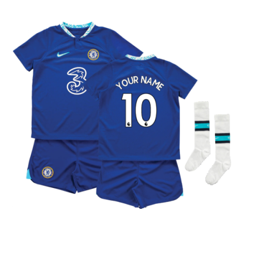 2022-2023 Chelsea Little Boys Home Mini Kit (Your Name)