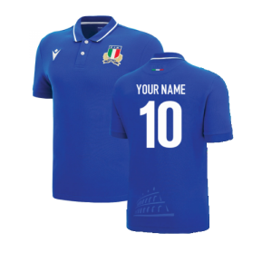 2022-2023 Italy Home Cotton Rugby Shirt