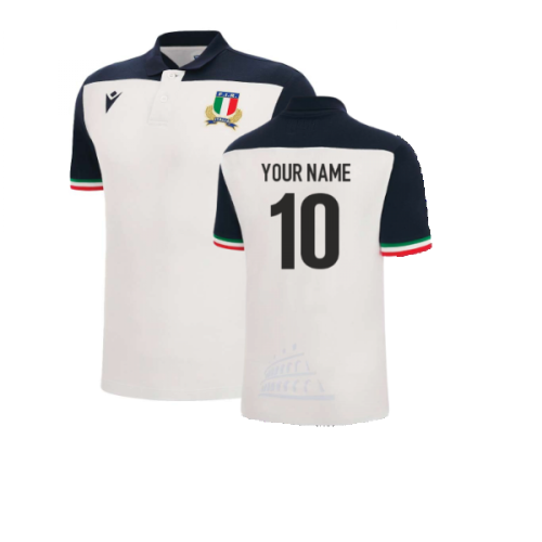 2022-2023 Italy Rugby Away Cotton Replica Shirt (Your Name)