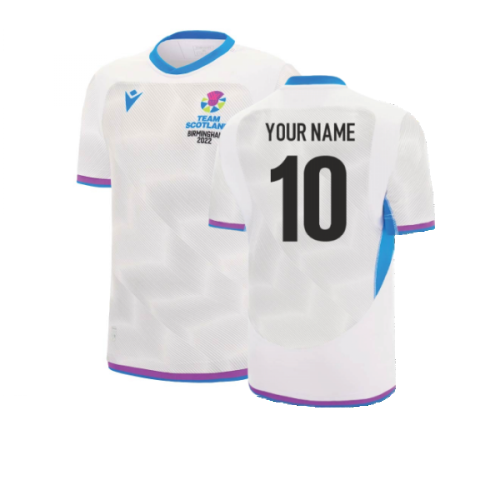 2022 Scotland Commonwealth Games Away Rugby Shirt (Your Name)