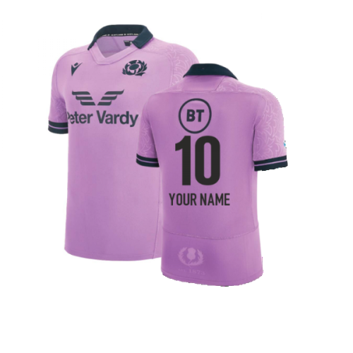 2022-2023 Scotland Away Rugby Replica Shirt (Your Name)