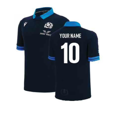 2022-2023 Scotland Home Classic Cotton Rugby Shirt (Your Name)