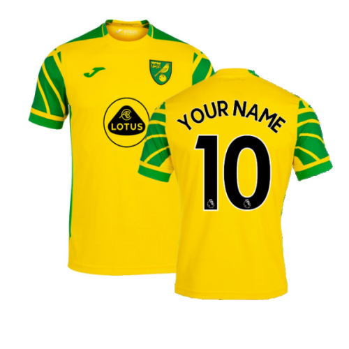 2021-2022 Norwich City Home Shirt (Kids) (Your Name)