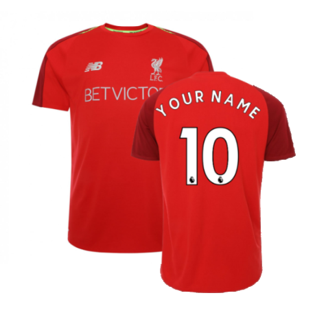 2018-2019 Liverpool Elite Training Jersey (Red) (Your Name)