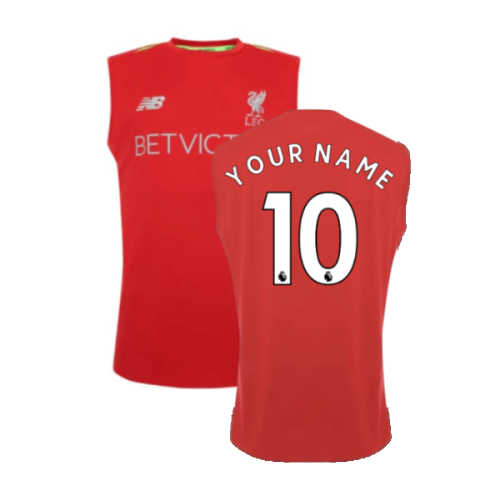 2018-2019 Liverpool Elite Training Vest (Red) (Your Name)