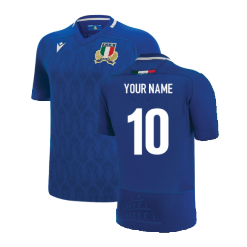 2022-2023 Italy Home Authentic Rugby Shirt (Your Name)