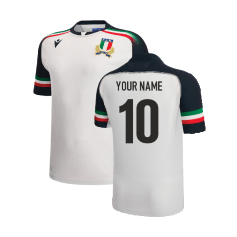 2022-2023 Italy Away Replica Rugby Shirt (Your Name)