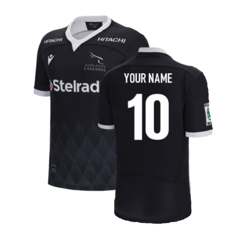 2022-2023 Newcastle Falcons Home Rugby Shirt (Your Name)