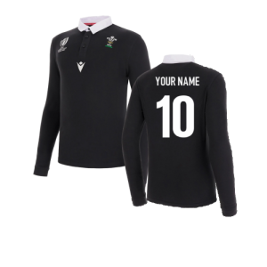 Wales RWC 2023 Rugby LS Jersey (Black)