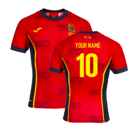 2022-2023 Spain Rugby Home Shirt (Your Name)