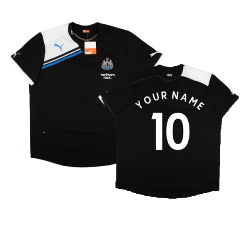 2011-2012 Newcastle Tee (Black) (Your Name)