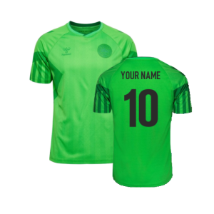 2022-2023 Denmark Home Goalkeeper Shirt (Green) - Kids