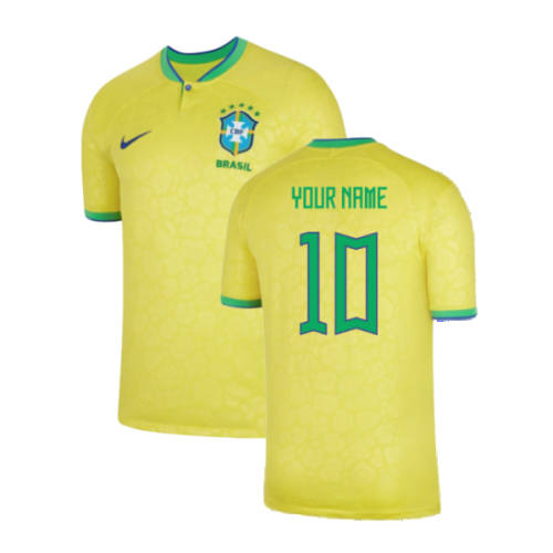 2022-2023 Brazil Home Shirt (Your Name)