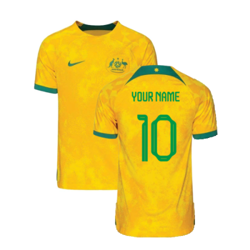 2022-2023 Australia Home Shirt (Kids) (Your Name)