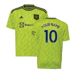 2022-2023 Man Utd Third Shirt (Kids) (Your Name)