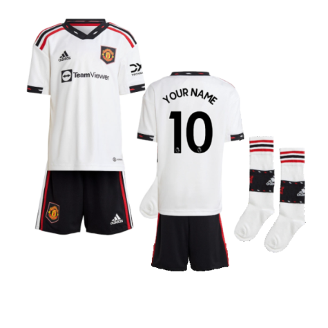 2022-2023 Man Utd Away Mini Kit (Your Name)