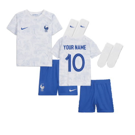 2022-2023 France Away Infants Baby Kit (Your Name)