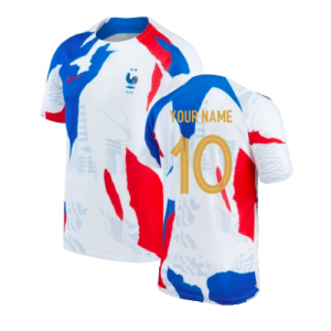 2022-2023 France Pre-Match Training Shirt (White)