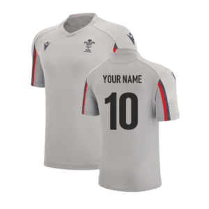 2022-2023 Wales Training Poly Shirt (Grey)