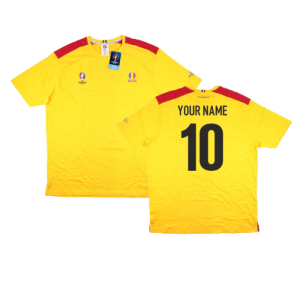 2016 Romania Core Tee (Yellow) (Your Name)