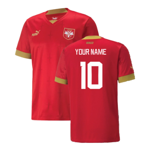 2022-2023 Serbia Home Shirt (Your Name)