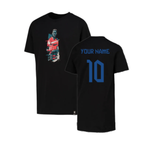 2022-2023 England Player Tee (Black) - Kids