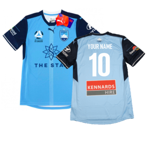 2017-2018 Sydney FC Home Shirt (Your Name)