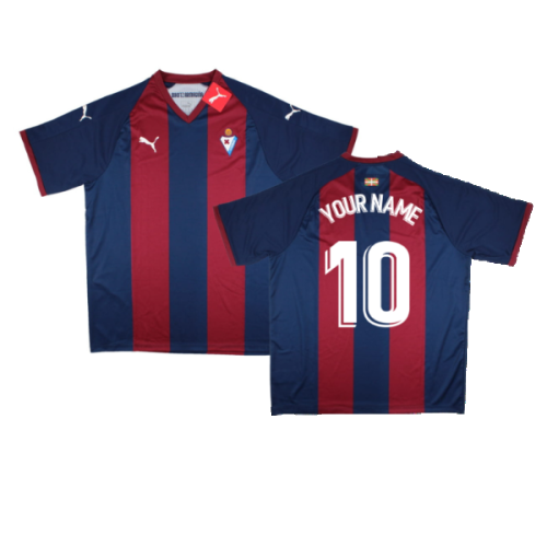 2018-2019 SD Eibar Home Shirt (Your Name)