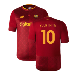 2022-2023 Roma Home Shirt (Your Name)