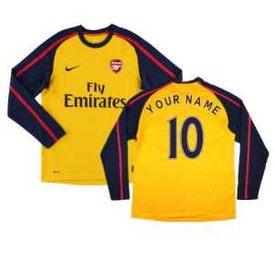 2008-2009 Arsenal Long Sleeve Away Shirt