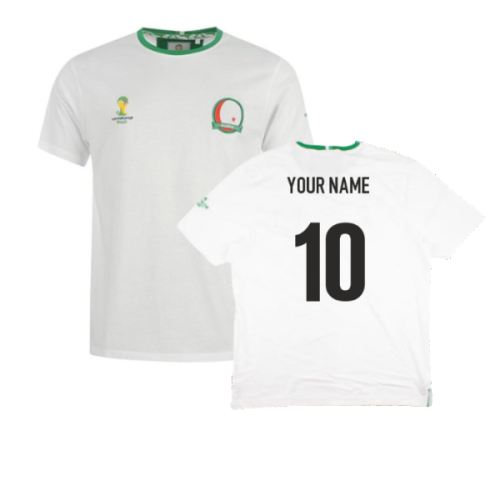 2014 Algeria Core Tee (White) (Your Name)