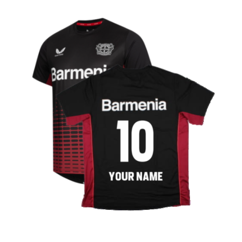 2022-2023 Bayer Leverkusen Tech Tee (Black) (Your Name)