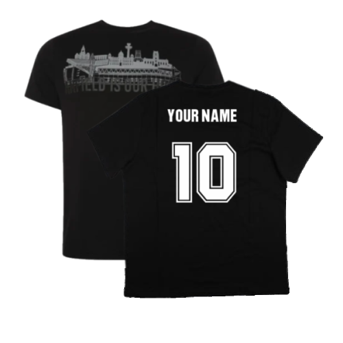 Liverpool Black Skyline Tee (Your Name)