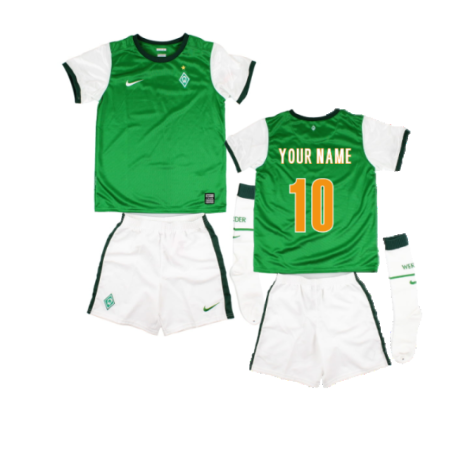 2009-2010 Werder Bremen Home Mini Kit (Your Name)