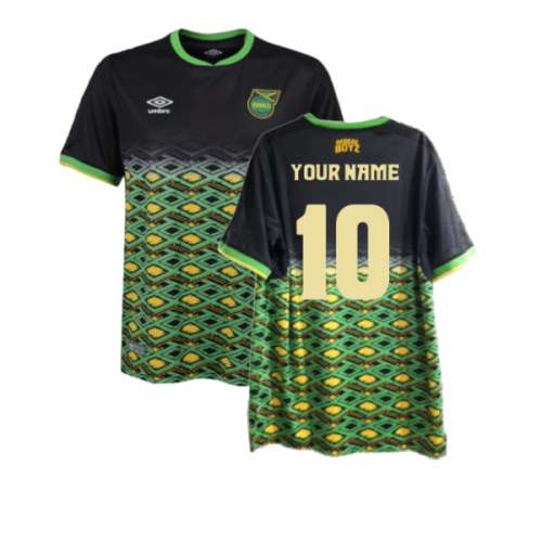 2018-2019 Jamaica Away Shirt (Your Name)