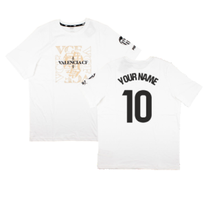 2023-2024 Valencia FtblCore Graphic Tee (White)