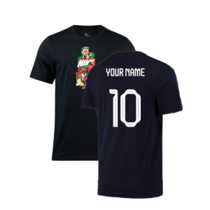 2022-2023 Portugal Ronaldo Player Tee (Black)