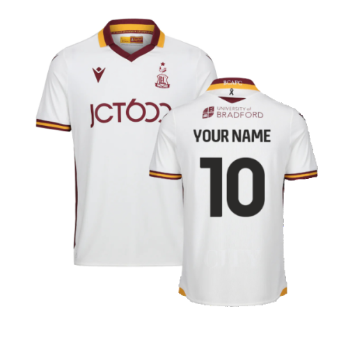 2023-2024 Bradford City Away Shirt (Your Name)