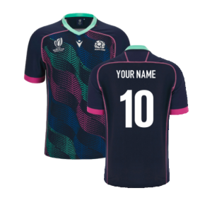 Scotland RWC 2023 Rugby Training Jersey (Navy) - Kids