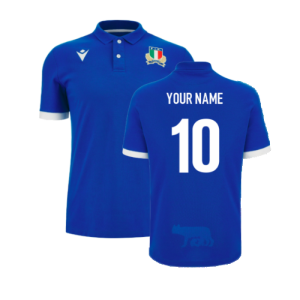 2023-2024 Italy Home Cotton Rugby Shirt