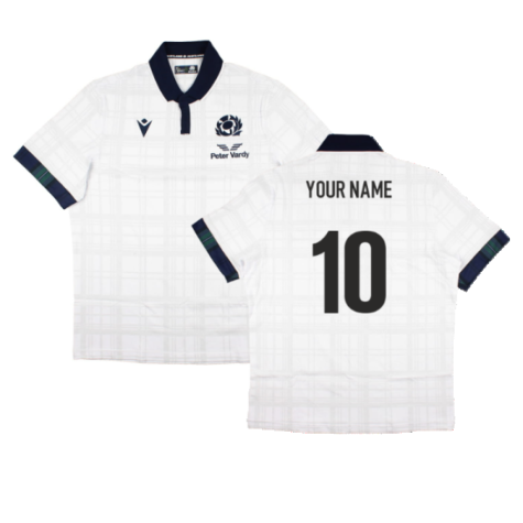 2023-2024 Scotland Away Cotton Rugby Shirt (Your Name)