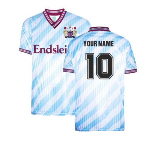 Burnley 1988 Away Retro Shirt (Your Name)