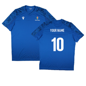 2023-2024 Samoa Rugby Poly Dry Shirt (Royal)