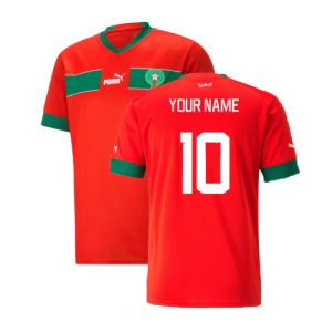 2022-2023 Morocco Home Shirt (Your Name)